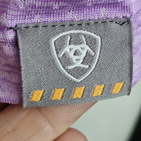 Ariat Womens Purple Rebar Evolution 1/2 Zip Top Size Medium Walking Outdoor - Picture 5 of 9